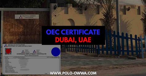 poea dubai hiring|How to Apply OEC Certificate in Dubai, UAE .